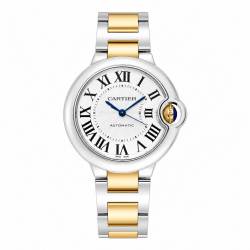 Cartier Ballon Bleu De 33MM W2BB0002 Two- Tone Watch